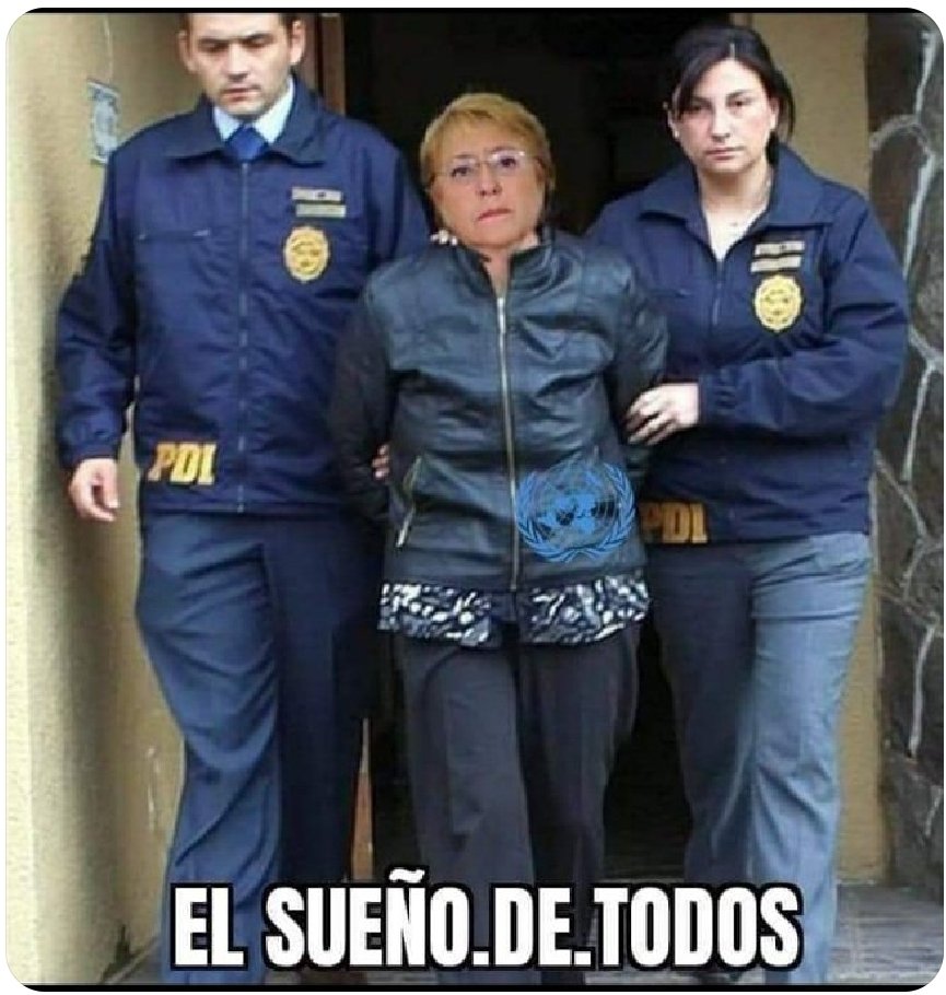 Franciscaaboit2's tweet photo. Lo de Jadue de una esperanza, pero lo que realmente queremos ver es esto 👇 
(Sin @ ni #) Prisión para la vende Patria. https://t.co/Uo4agNJtnG