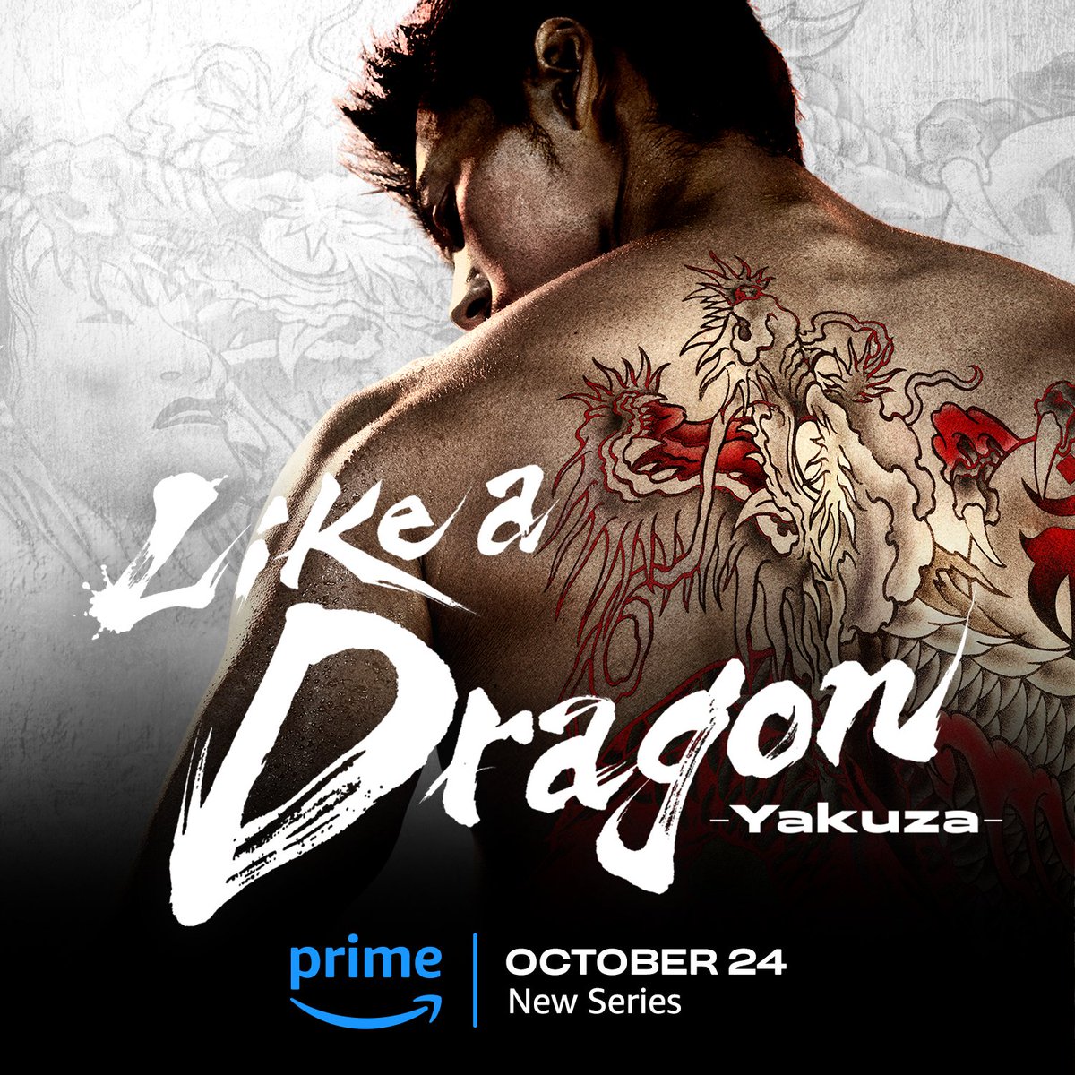 thegameawards's tweet image. The Like a Dragon live action series is coming to Prime Video on October 24.