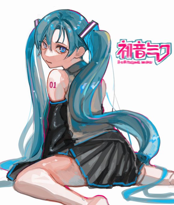 「hatsune miku pleated skirt」Fan Art(Latest)