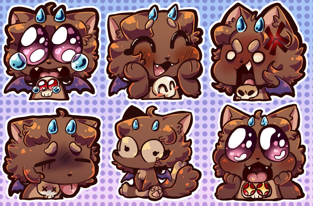 💙💜Mis nuevos emotes del canal!! 💙💜