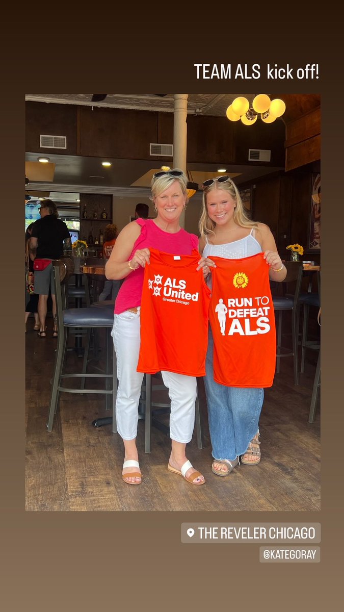Team ALS kick off meet and greet! Excited to be running the Chicago Marathon and raising funds for ALS!!  To donate -
secure.alsunitedchicago.org/site/TR/Endura…
