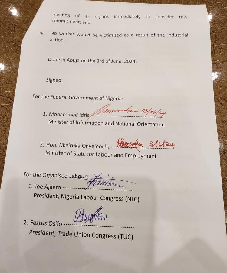 FG Yields To Labour’s Demand, Agrees To Higher Minimum Wage