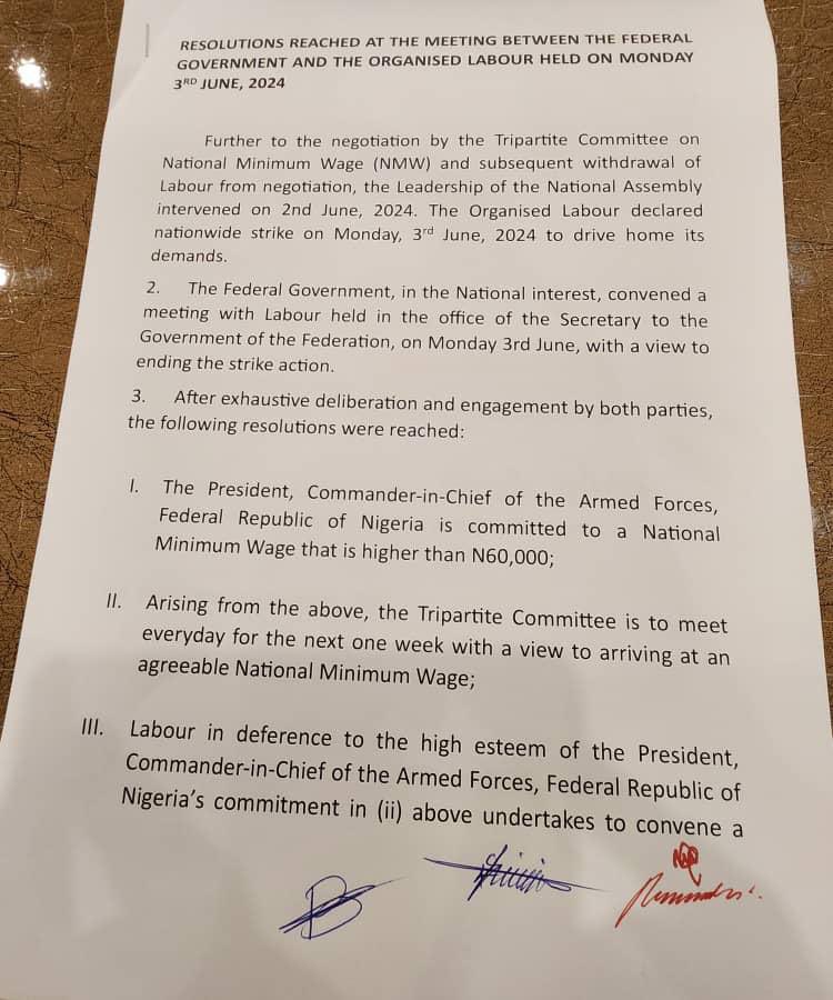 FG Yields To Labour’s Demand, Agrees To Higher Minimum Wage
