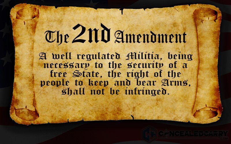 UnderhillVicky's tweet image. It was the second thing they said. Say what you want but you better get a gun 🇺🇸