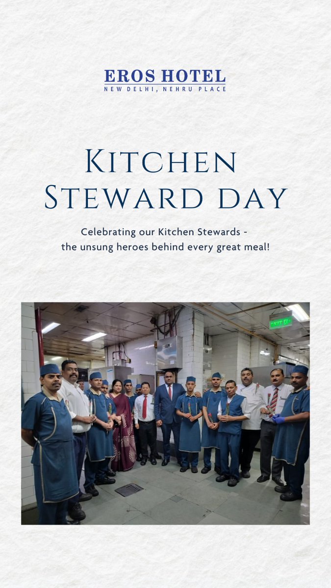 On Kitchen Stewarding Day, we honor the relentless efforts of our kitchen stewards. Their attention to detail and commitment to cleanliness ensure we deliver the best dining experience every day. Thank you for all you do!

#KitchenStewardingDay #CleanAndOrganized #Grateful