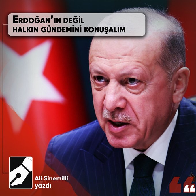 📌 Erdoğan’ın değil halkın gündemini konuşalım ◾️ Balkona çıkan Erdoğan ne görüntü ne de yaptığı konuşma itibariyle eski Erdoğan’dı. Ne diyeceğini, ne yapacağını bilemeyen bir Erdoğan görüntüsü baskındı ✍️ Ali Sinemilli yeniyasamgazetesi5.com/erdoganin-degi…