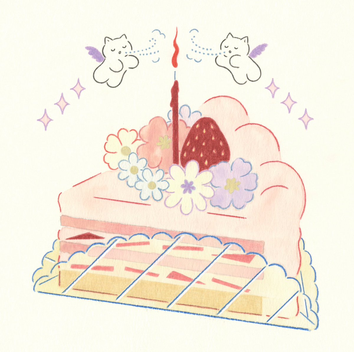 mahiromiyama's tweet image. 🍓🎂🍓🍰
 #私の作品が貴方に響くといいな