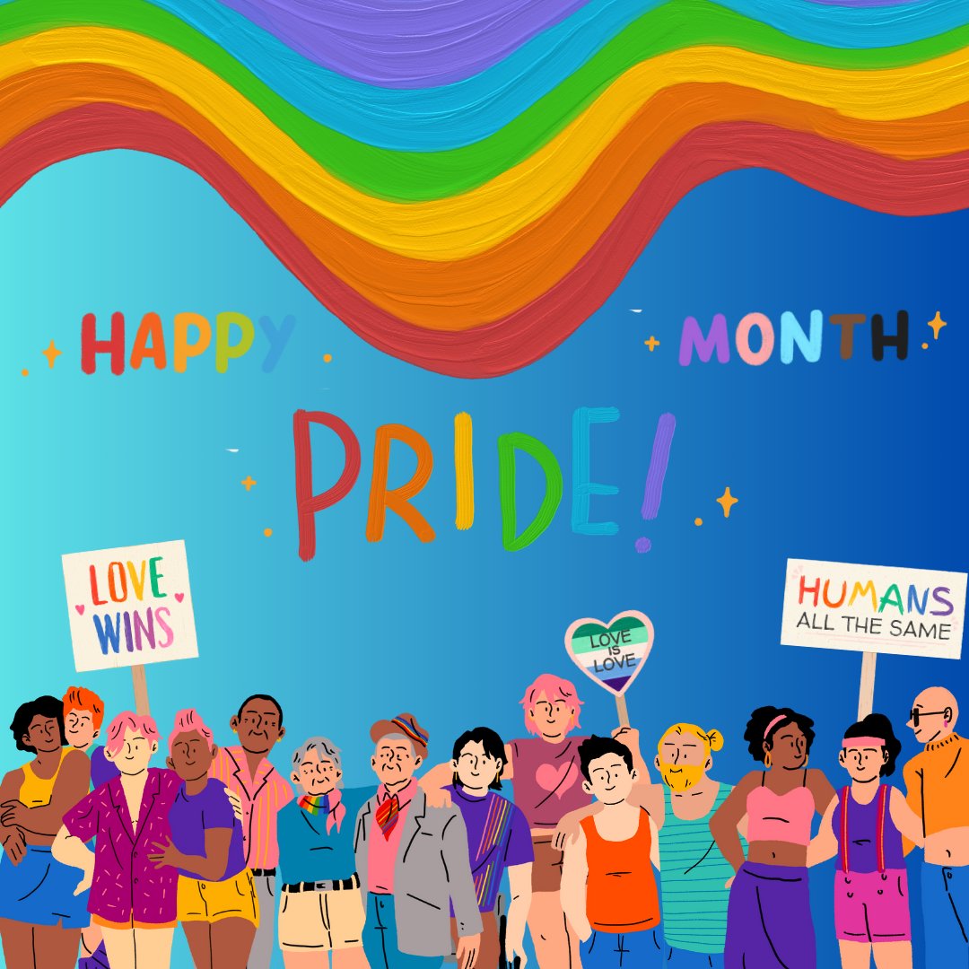 🌈✨ Happy Pride Month! ✨🌈

This June, let's embrace the beautiful spectrum of love, identity, and unity that makes our world truly spectacular. Here's to the trailblazers, the dreamers, and every beautiful soul who colors outside the lines.

#PrideMonth #LoveIsLove #Pride2024