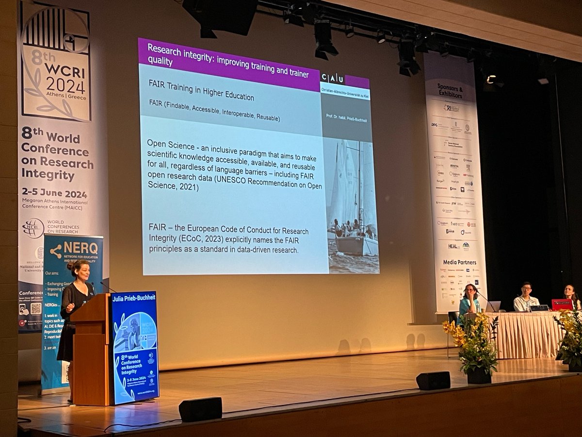 Belgian RN (@BelRepro@mastodon-belgium.be) (@belrepro) on Twitter photo The BE-RN, live from Athens Greece, at the 8th World Conference on Research Integrity #WCRI2024. Julia Claire Priess-Buchheit <a href="/PriessJulia/">Julia Priess-Buchheit</a>, being a research model for all of us, asks whether FAIR training is effective or not! #NERQ The BE-RN, live from Athens Greece, at the 8th World Conference on Research Integrity #WCRI2024. Julia Claire Priess-Buchheit <a href="/PriessJulia/">Julia Priess-Buchheit</a>, being a research model for all of us, asks whether FAIR training is effective or not! #NERQ