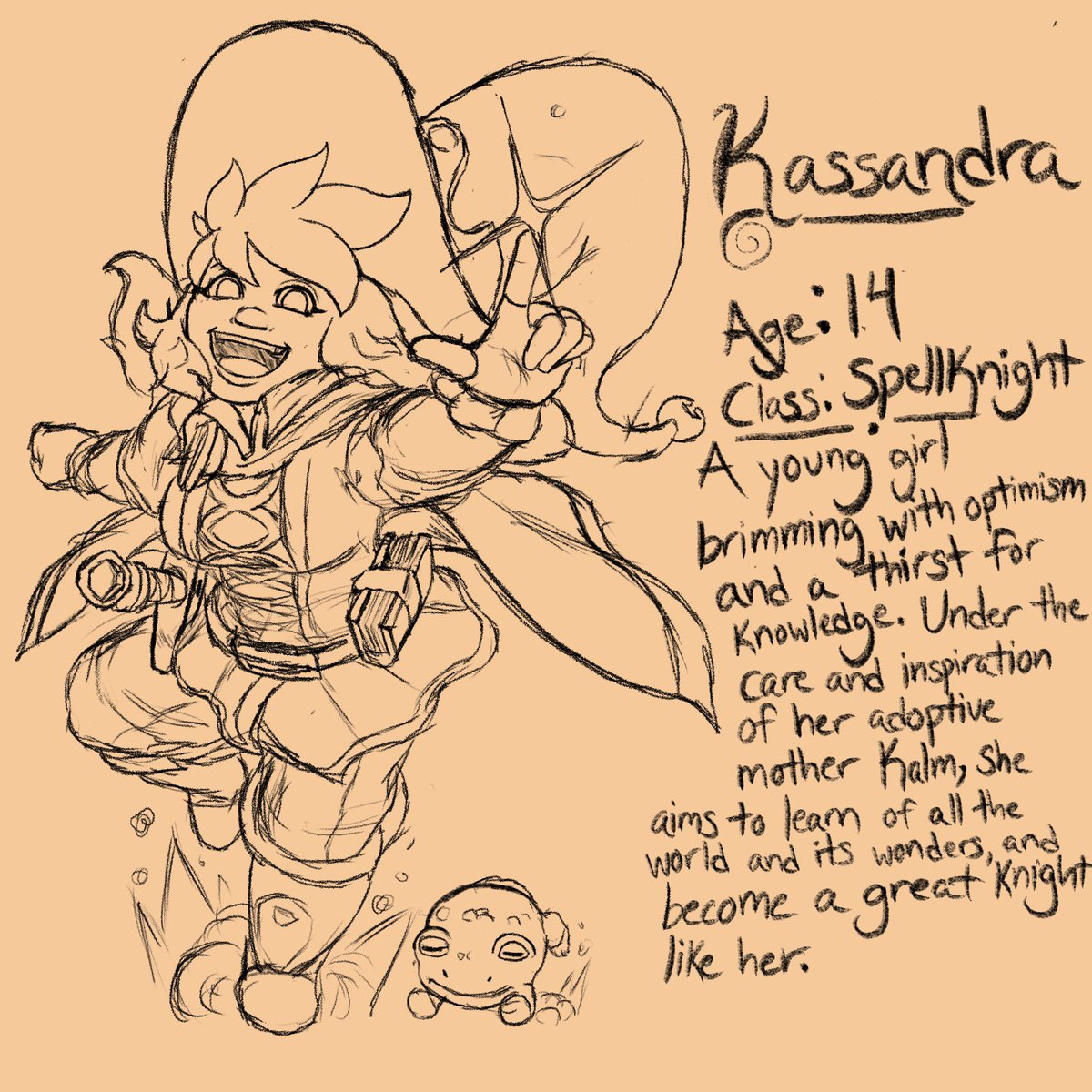 SpellKnightt's tweet image. WIP character profiles for my two main OCs!