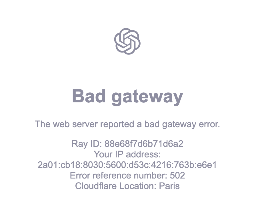 DataChaz's tweet image. In case you were wondering, #ChatGPT is down for many users worldwide.

&amp;gt; status.openai.com