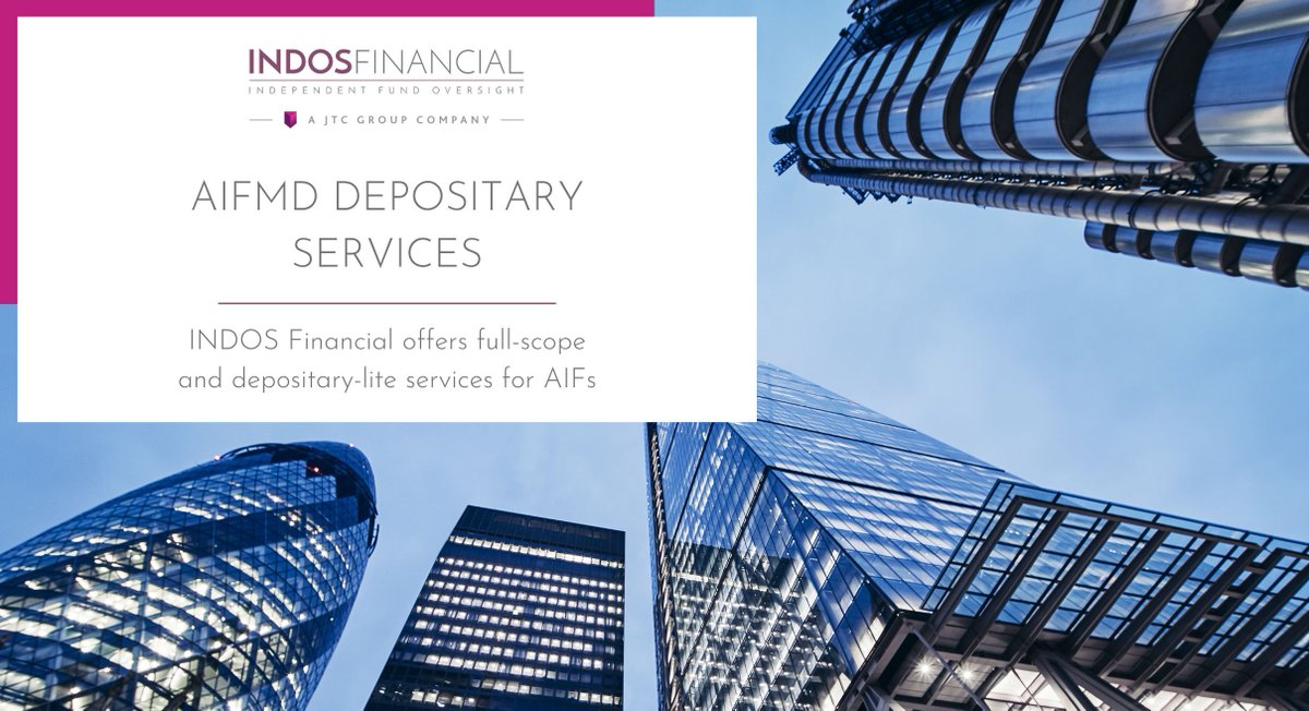 Looking for industry-leading specialists in depositary services for your alternative investment funds? INDOS Financial offers full-scope and depositary-lite solutions for AIFs managed by EU and non-EU AIFMs.  Find out more: indosgroup.com/services/aifmd… #depositaryservices #INDOS