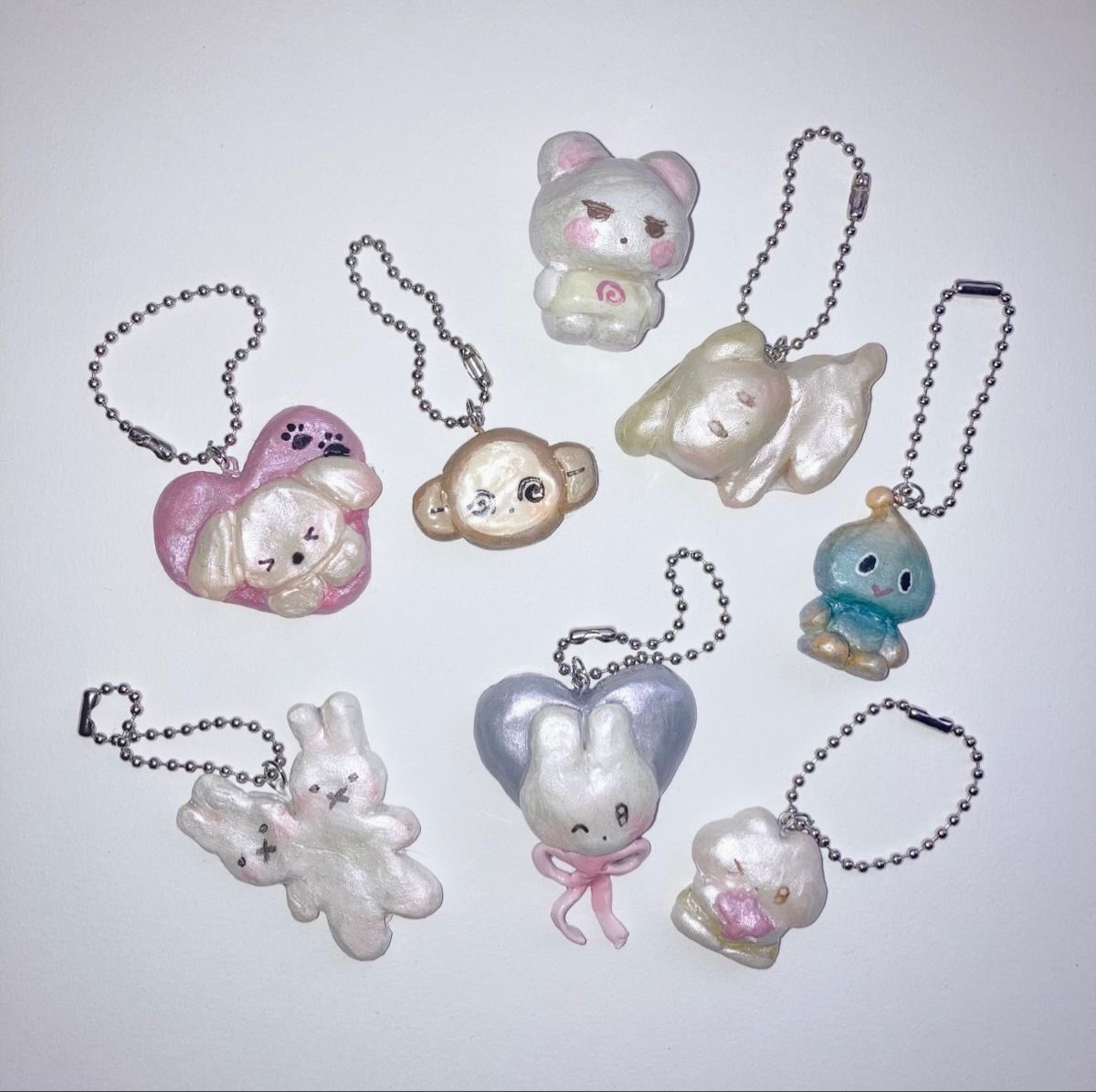 sofpo915's tweet image. 요즘 눈에 들어오는 클레이 키링
함 만들어 보고싶엉