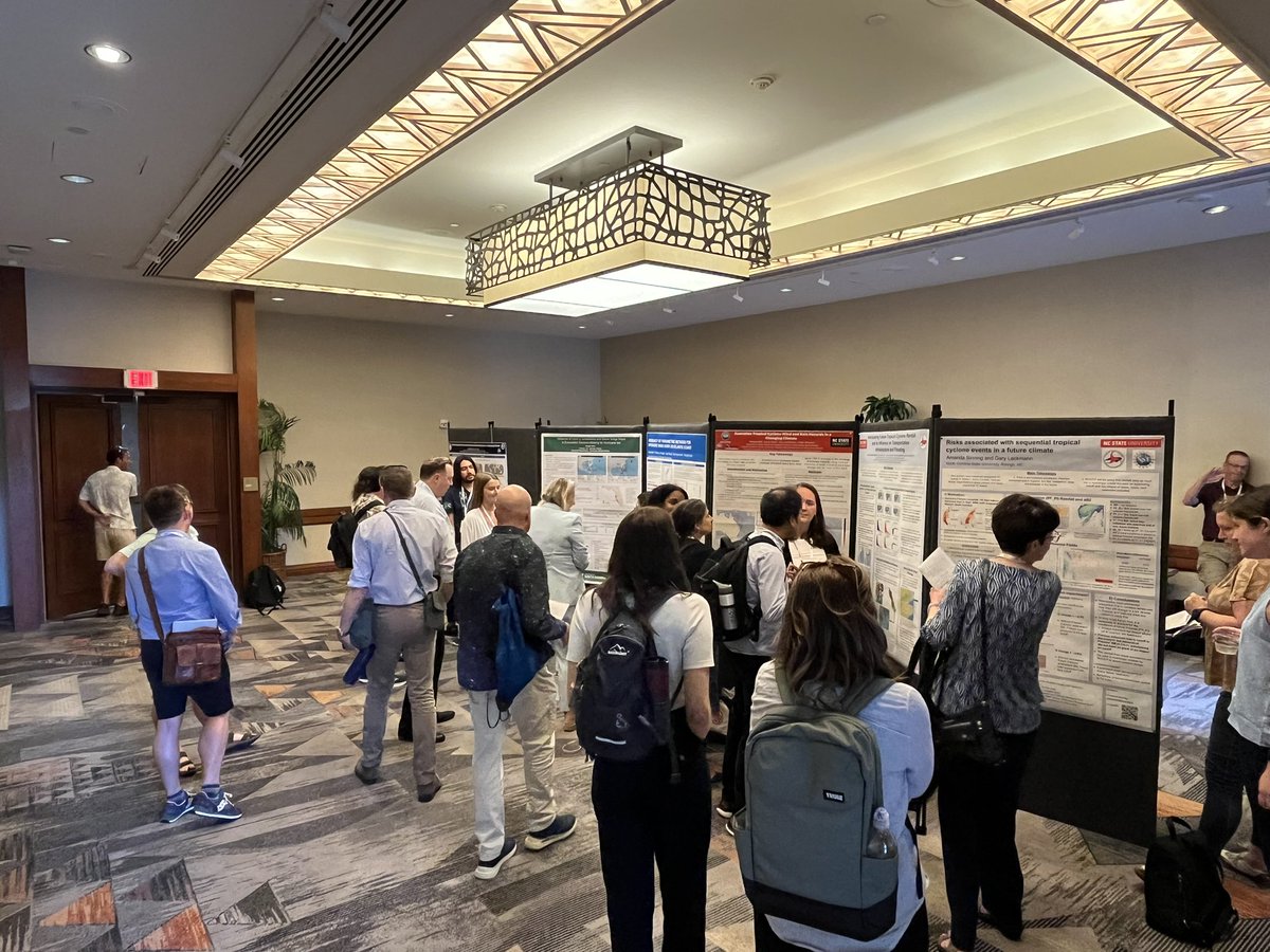 Great first day sessions and the student poster session!