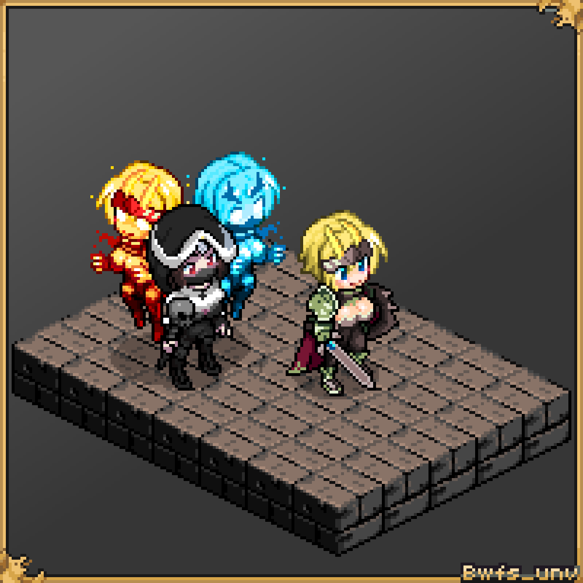 <a href="/DungeonStalkers/">Dungeon Stalkers 💀 Official X</a> Fanart ⚔️
This time i drew the summons and a skull staff for Rene

which character from the game you would like to see next?

#pixelart #gamedev #indiedev #newgame #game #ドット絵 #像素艺术 #픽셀아트