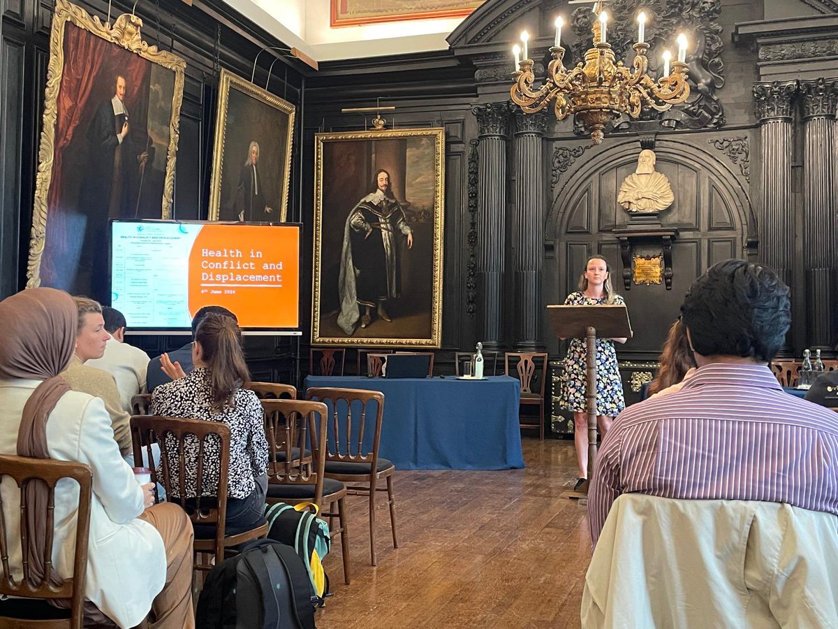 HPforGH's tweet photo. Our second conference: Health in Conflict and Displacement  has started! @Catheri63351199 the HPforGH chair introduces the day https://t.co/h2UZGs6Alx