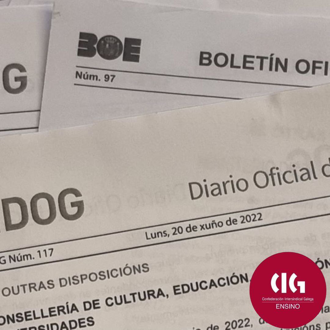 ℹ️ Publicadas as instrucións para o curso 2024/25 ▶️ Infantil e primaria: cig-ensino.gal/centros-de-inf… ▶️ ESO e Bacharelato: cig-ensino.gal/eso-e-bacheral… Están dispoñibles na sección de Instrucións de inicio de curso e calendario escolar.