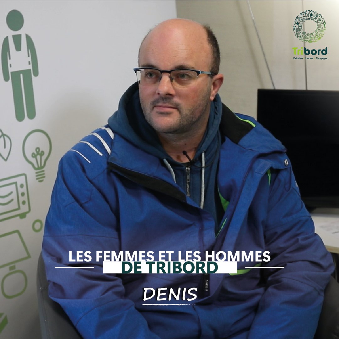 Parce que la valorisation de la personne est une des valeurs chères à Tribord🩷, voici Denis, ancien exploitant agricole. Au poste d’agent d’accueil, il oriente les usagers dans le tri de leurs déchets et les sensibilise à l’importance de bien trier pour bien recycler. #portrait