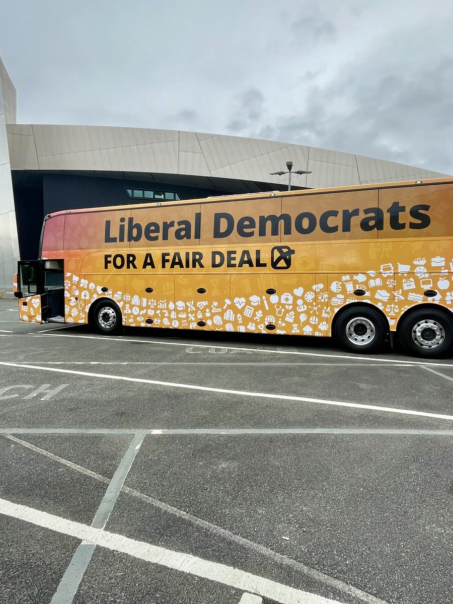 Let the battle bus lives commence 🚌

Ed Davey is back on the campaign trail today selling his plan for free personal care. We’ll ask if it’s feasible.

We’re also on stunt watch 🌊