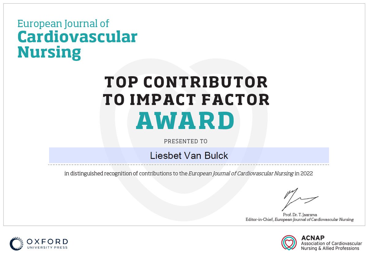 accentVV (@accentvv) on Twitter photo 🏆<a href="/BulckLiesbet/">Liesbet Van Bulck</a> and <a href="/MoonsPhilip/">Philip Moons</a> were awarded 2 prizes by the #EJCN
1⃣ Their article on #REDCap contributed well to the impact factor
🔗academic.oup.com/eurjcn/article…
2⃣ Their video on the reliability of #ChatGPT answers was the most-viewed video in 2023
🔗youtube.com/watch?v=mprzTn… 🏆<a href="/BulckLiesbet/">Liesbet Van Bulck</a> and <a href="/MoonsPhilip/">Philip Moons</a> were awarded 2 prizes by the #EJCN
1⃣ Their article on #REDCap contributed well to the impact factor
🔗academic.oup.com/eurjcn/article…
2⃣ Their video on the reliability of #ChatGPT answers was the most-viewed video in 2023
🔗youtube.com/watch?v=mprzTn…