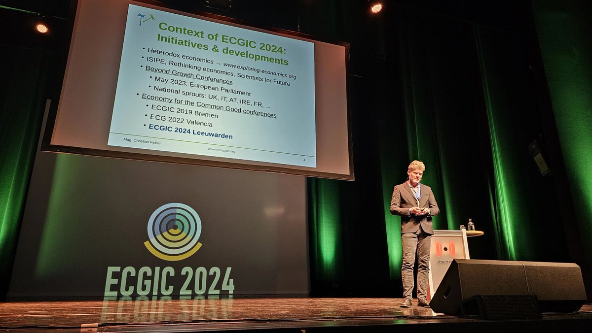 The III Economy for the Common Good International  Conference 2024 kicked off yesterday! Don't miss out on the latest  updates and insights from the event. Receive real-time updates on: linkedin.com/company/ecgic-… We're looking forward to sharing this experience with you!