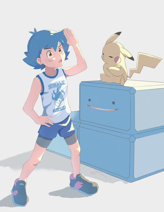 「pikachu standing」Fan Art(Latest)