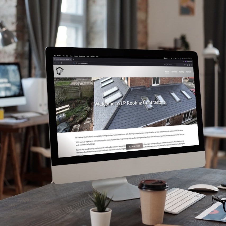 New website for LP Roofing of Leicester. Specialising in domestic and commercial roofing . Huge thanks to the team at <a href="/blueice_graphic/">Blueice Graphic Design</a>  for their assistance with this project.

Visit LP Roofing at lproofing.uk. Interested in a new website? Visit orbitcreative.co.uk