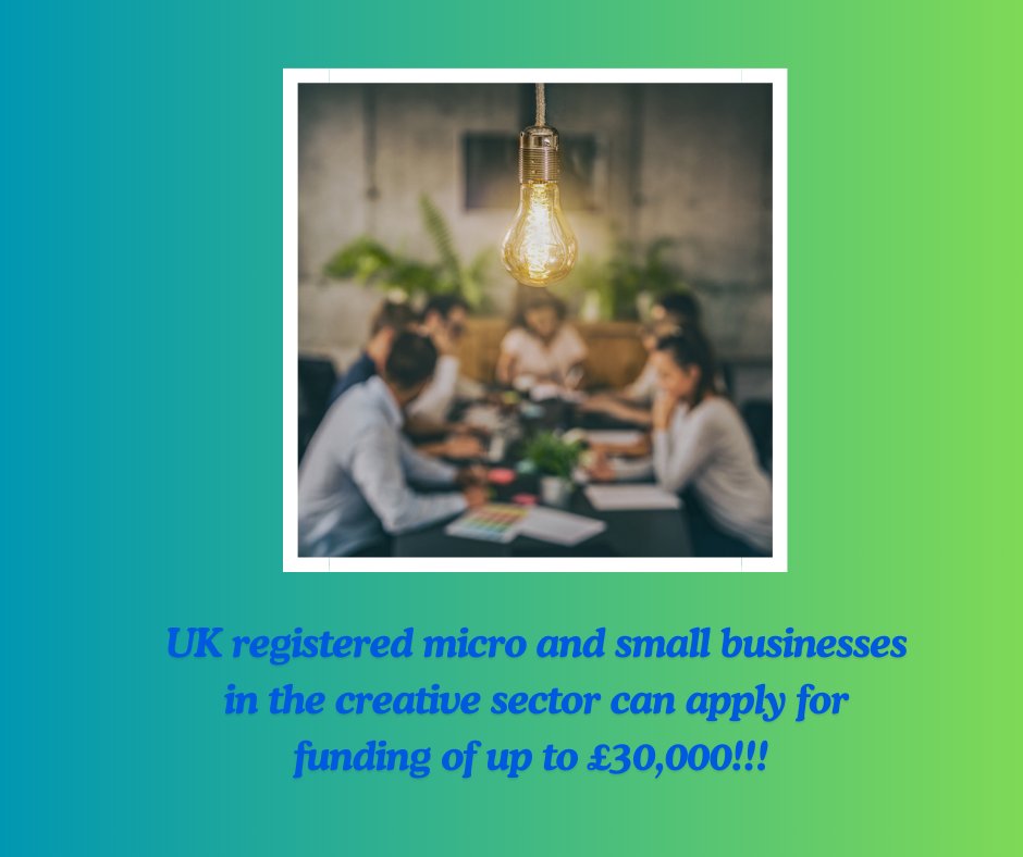 UK registered micro and small businesses in the creative sector can apply for funding of up to £30,000 for innovation projects to grow their business. 👀

✨ More info here →iuk.ktn-uk.org/opportunities/… 

 #sussexbusiness #business #smes #startups #startupbusiness #ukstartup