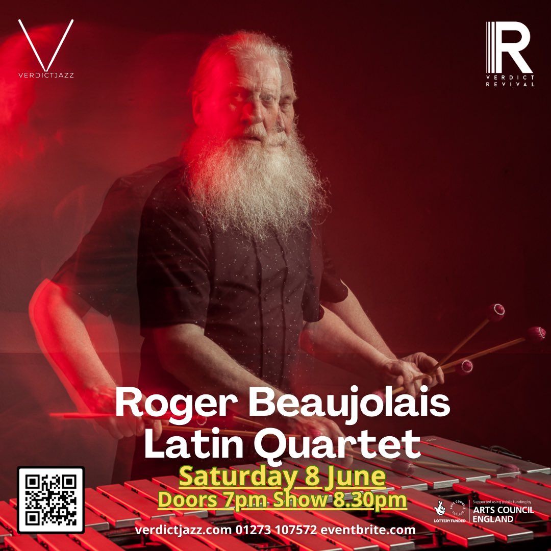 Verdictjazz (@verdictjazz) on Twitter photo ⭐️⭐️⭐️⭐️⭐️ This Saturday we’re proud to present the Roger Beaujolais Latin Quartet Live at The Verdict Jazz Club
Get Tickets 🎟️ verdictjazz.com
<a href="/Love_Brighton/">VisitBrighton</a> <a href="/SussexVisitor/">Sussex Visitor</a> <a href="/bhcitynews/">Brighton & Hove News</a> <a href="/brightonmag/">Brighton Magazine</a> <a href="/Jazzwise/">Jazzwise</a> <a href="/JazzJournal/">Jazz Journal</a> <a href="/jazzfm/">Jazz FM</a> <a href="/Jazzineu/">Jazz In Europe</a> <a href="/Brillbrighton/">Brilliant Brighton</a> #brighton ⭐️⭐️⭐️⭐️⭐️ This Saturday we’re proud to present the Roger Beaujolais Latin Quartet Live at The Verdict Jazz Club
Get Tickets 🎟️ verdictjazz.com
<a href="/Love_Brighton/">VisitBrighton</a> <a href="/SussexVisitor/">Sussex Visitor</a> <a href="/bhcitynews/">Brighton & Hove News</a> <a href="/brightonmag/">Brighton Magazine</a> <a href="/Jazzwise/">Jazzwise</a> <a href="/JazzJournal/">Jazz Journal</a> <a href="/jazzfm/">Jazz FM</a> <a href="/Jazzineu/">Jazz In Europe</a> <a href="/Brillbrighton/">Brilliant Brighton</a> #brighton