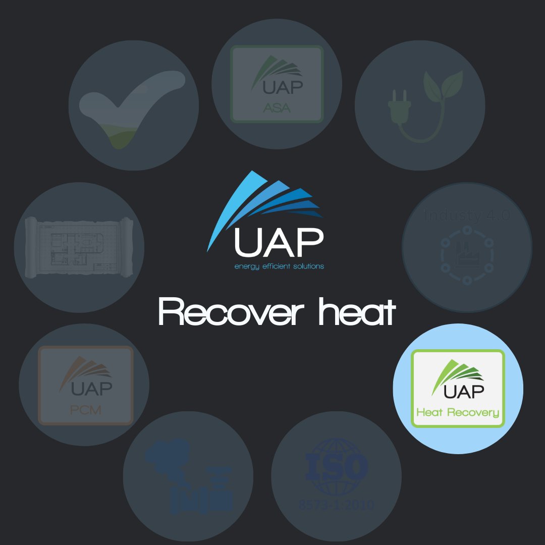 Part 5 - 10% task force solutions - Recover heat
95% of the power used to generate compressed air is converted to heat &amp; can be lost to atmosphere unless recovered and reused. UAP can design and install bespoke heat recovery systems to suit a wide range of applications. #BCAS