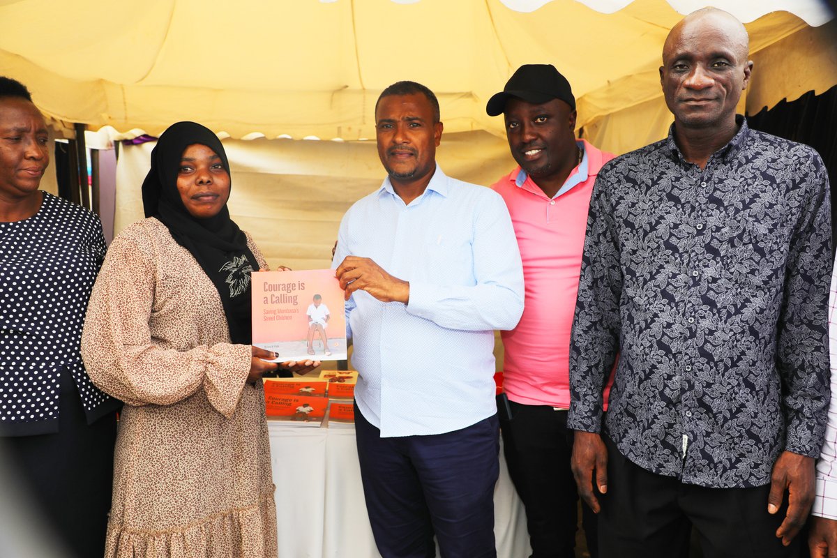 It was an honour having Dr. Mbwarali Kame, PhD, the CECM Education and Digital Transformation, Mombasa County visit our stand and buying a copy of my book Courage is a Calling Saving Mombasa's Street Children in support of the work we do <a href="/WemaCentre/">Wema Centre</a>