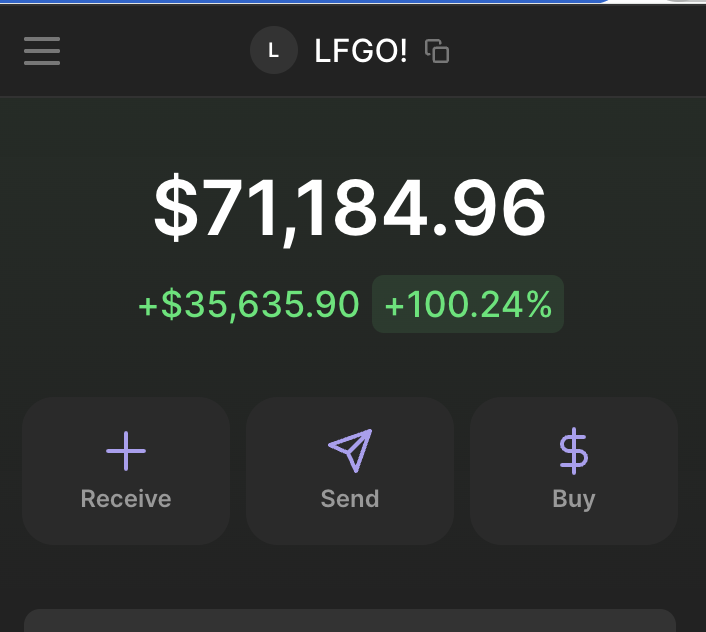 cryptomanran's tweet photo. Holy Shit!!!

Can I start buying yet @LFGOcommunity ? https://t.co/Hkd4KmHbCC