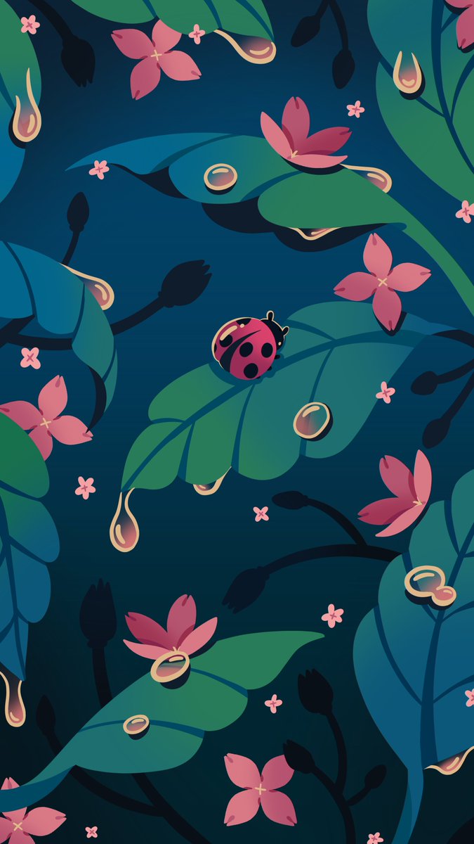 anushnush's tweet image. A lil guy 🐞🌱 #OriginalArt