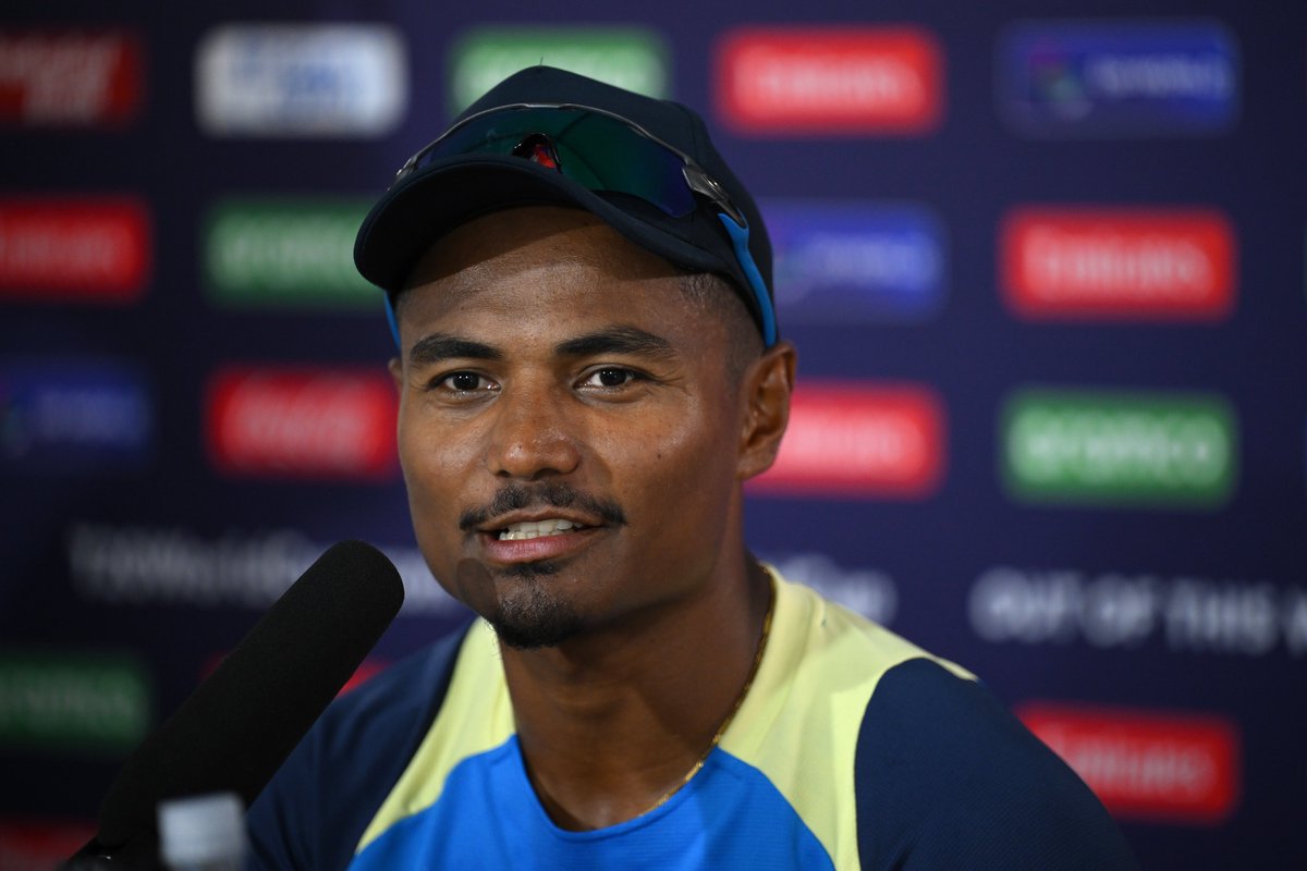 " Both teams will be starting from the same line; whoever plays the better cricket is going to win. " 🇳🇵🌍

We are well prepared for the game and all of us are looking forward to executing the plan. 🏏

Skipper Rohit Paudel at the Pre Match Press Conference

📸: ICC