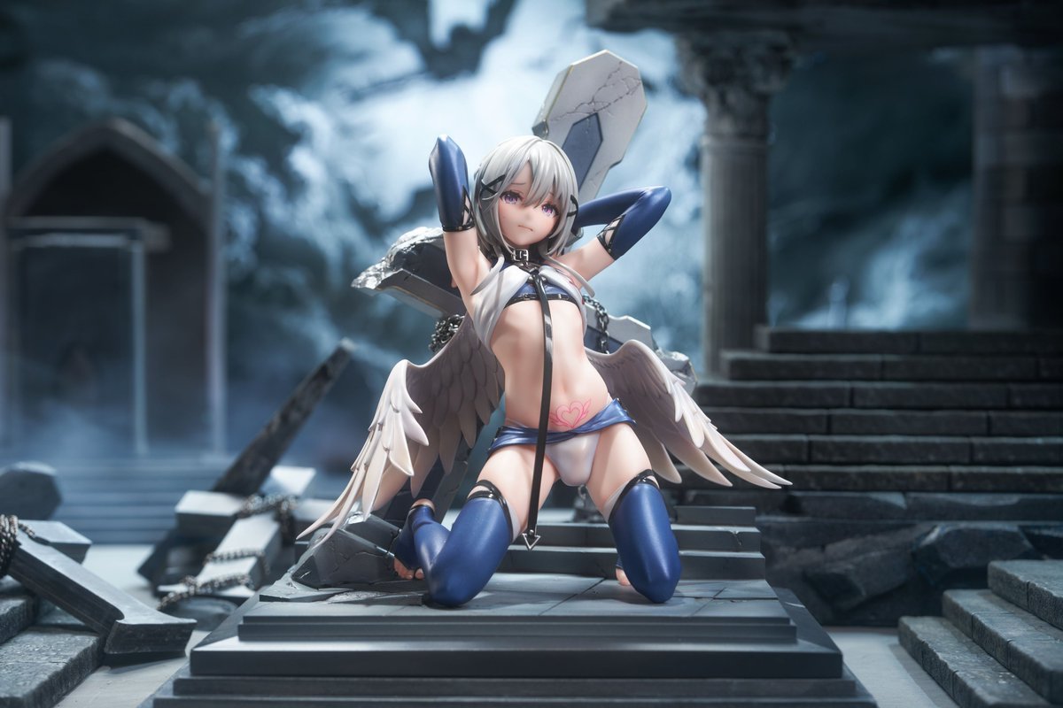 unbound_figure's tweet photo. 新商品情報！：「シオン」

■仕様：1/7スケール
■全高：約190mm
■価格：25,200円（税込）

▼商品情報はこちら
https://t.co/5YX7jWT3RG

~ご予約開始~
#unbound https://t.co/iRxAGaKvFu