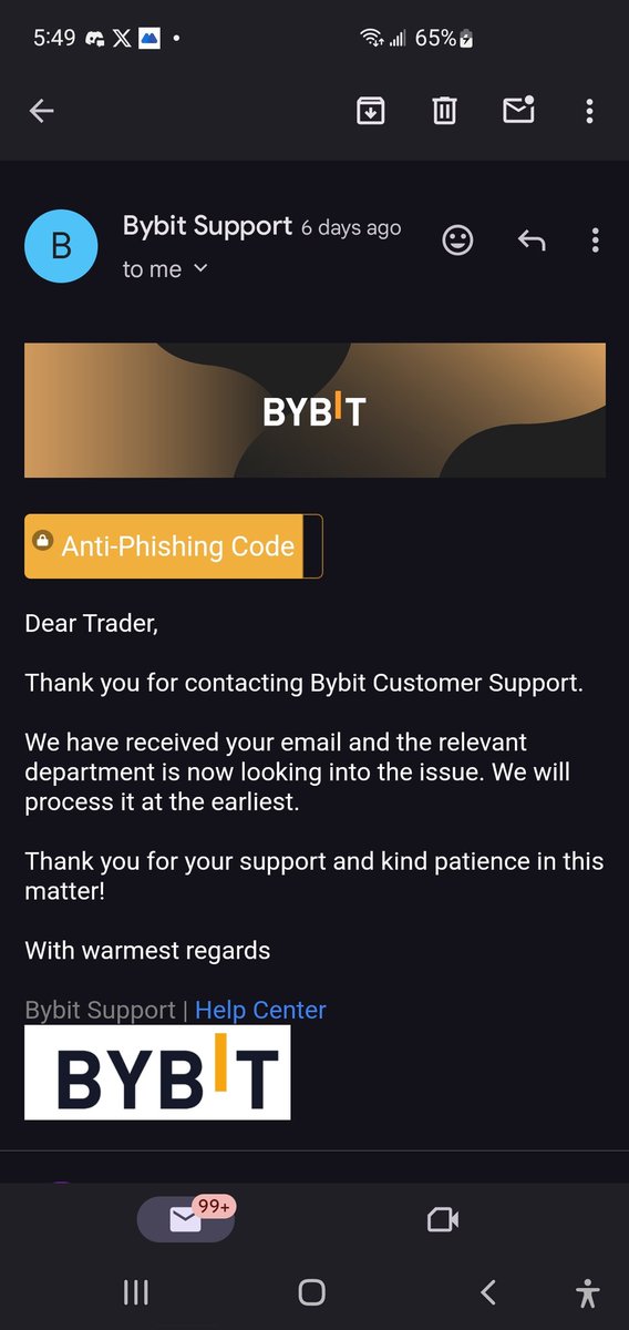 charyst6's tweet photo. @Imaginary_Ones @Astrall765 @Bybit_Official kindly refund my money,  
I have provided you with all relevant documents is been over 6days  @WisdomMatic @MikaelRekt pls help retweet 🙏 https://t.co/Y0getPoIoX