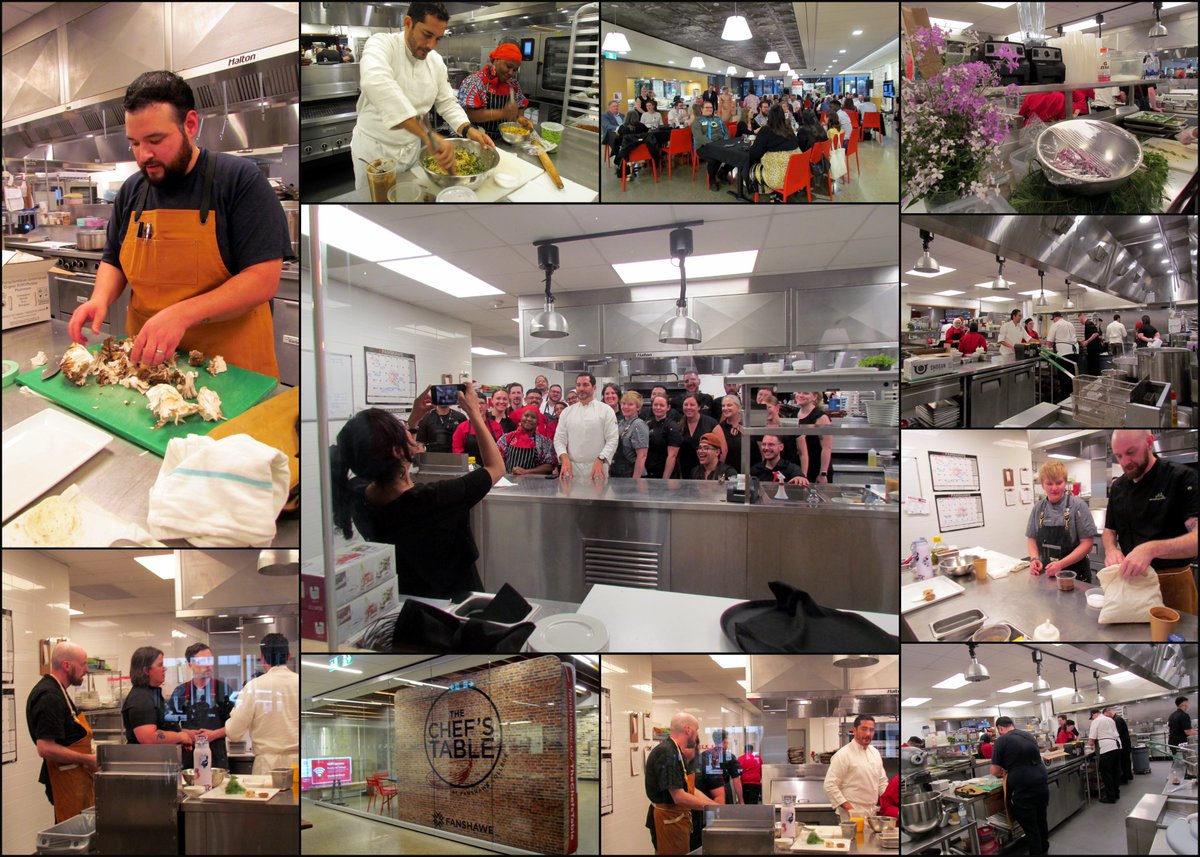 Part two of this most spectacular day on June 1st, with <a href="/GrowingChefsON/">Growing Chefs! ON</a> hosting a dinner at <a href="/TheChefsTableFC/">TheChefsTableFC</a>! So many amazing people contributed and enjoyed the beautiful dinner made with many hands and local ingredients! Chef Rodrigo Pacheco from Ecuador.