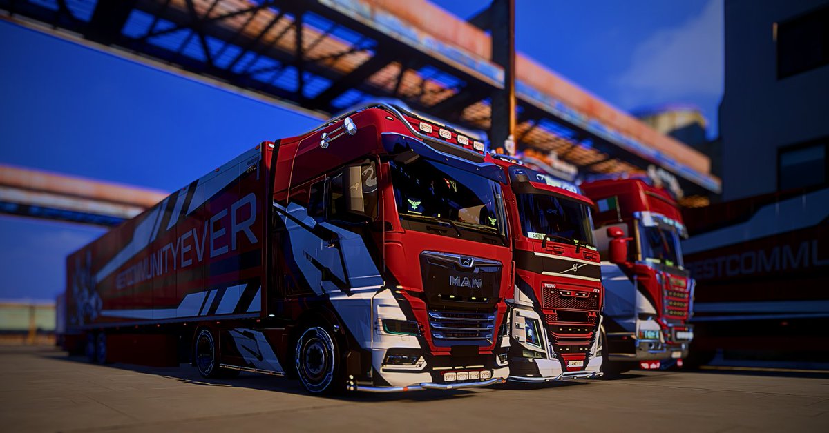 ThePyeLive's tweet photo. Had an absolute blast on my first Convoy with @Twisted_VTC !! Some photos before and after the convoy 

#scs #scssoftware #truckin #ets2 #tmp #truckersmp #simgaming #simulationgaming #pcgaming #multiplayer #convoy #vtc https://t.co/uJ1WtPVRDW