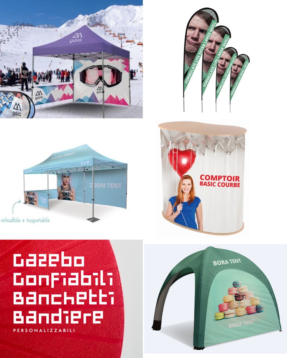 LeeCommunicatio's tweet photo. I gazebo sono la soluzione espositiva ideale per la comunicazione promozionale all’aperto oltre a bandiere e banchetti creano grande visibilità al messaggio pubblicitario, inoltre possono essere personalizzati integralmente con stampa intercambiabile.
#leecommunicationpromotion https://t.co/W5QOoafX1E