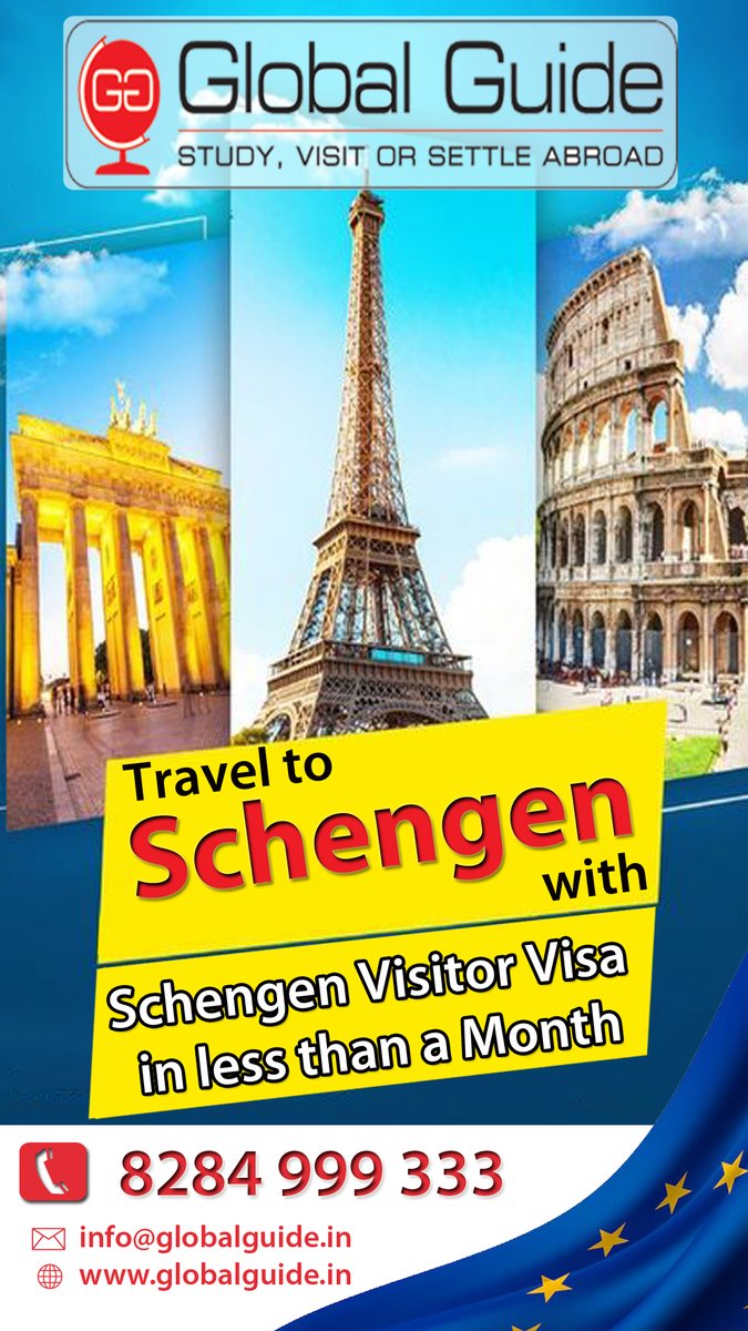GlobalGuideviza's tweet photo. 👉Travel to 𝗦𝗰𝗵𝗲𝗻𝗴𝗲𝗻 with
✅ 𝗦𝗰𝗵𝗲𝗻𝗴𝗲𝗻 Visitor Visa in less than a Month
☎ 8284999333 
#schengenvisa #schengen #visitorvisa #visitors #visitorvisa #schengenvisa #schengen #schengentouristvisa #SchengenOpportunities #SchengenAdventure #schengenvisainfo #schengen https://t.co/YGHErAhJeq