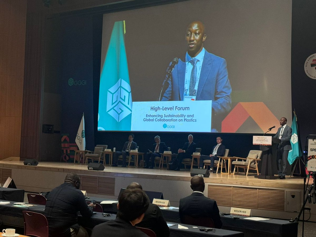 GGGIAfrica's tweet photo. The second High-level Forum focuses on the sustainability and global collaboration on plastics - highlighting the need for more cooperation to address the plastic crisis 

#KoreaAfricaSummit #PlasticsSustainability #Africa #GreenGrowth https://t.co/Hr6jjdo00T