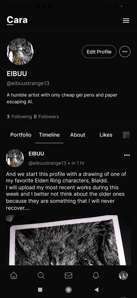 Eibuu_ST's tweet photo. I leave you my Cara profile, I think it is a very good option at the moment to handle the current AI situation
#Cara #illustrationartists https://t.co/OiTY3MzMy5
