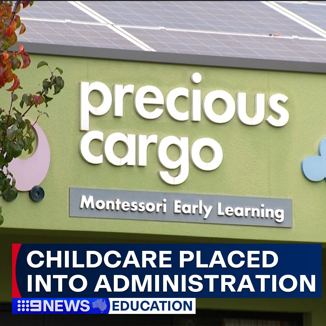 A popular childcare chain has been placed into administration, throwing the future of its seven SA centres into doubt.

Administrators for Precious Cargo have written to families, confirming their child’s booking would not be impacted while they searched for a new buyer. #9News