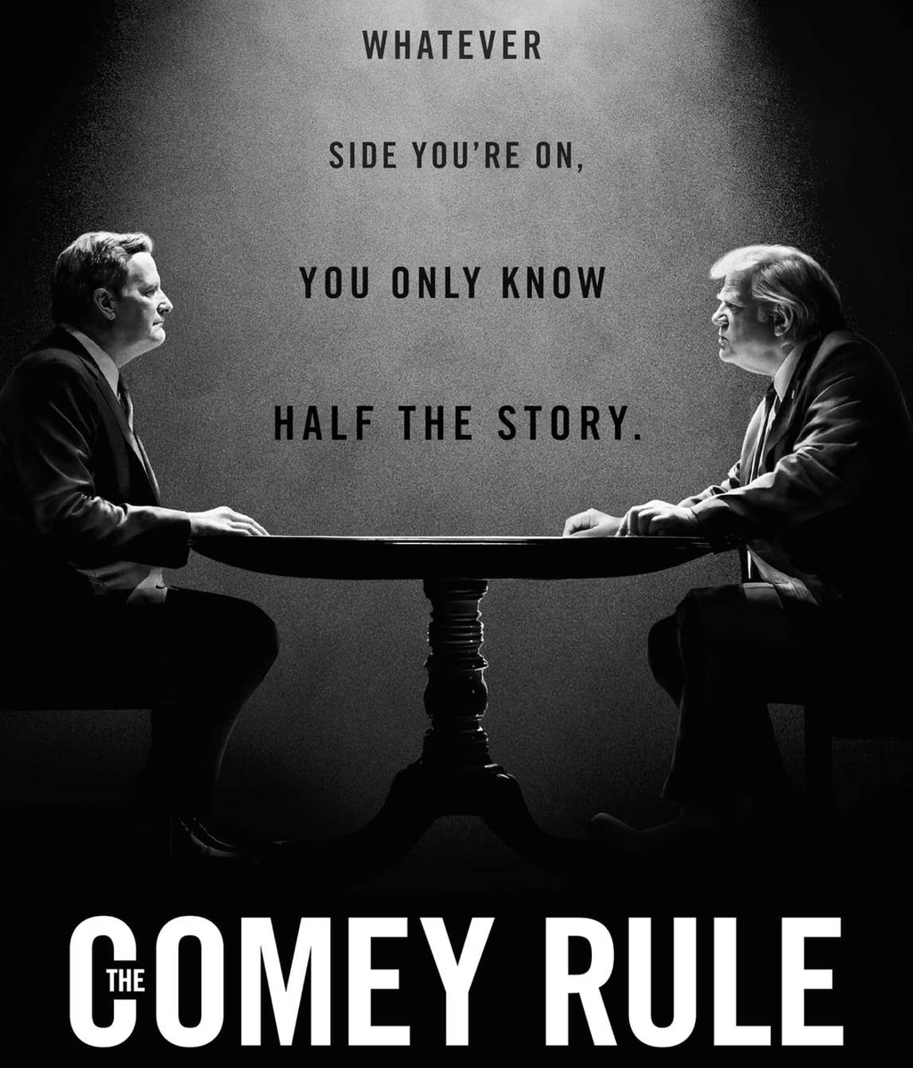 MMagicwithBrian's tweet image. Jeff Daniels and Brendan Gleeson star as former FBI Dir. James Comey and President Donald J. Trump in this limited series of the story of two powerful men, whose strikingly different ethics and loyalties put them on a collision course.

#thecomeyrule #PoliticalDrama #Drama