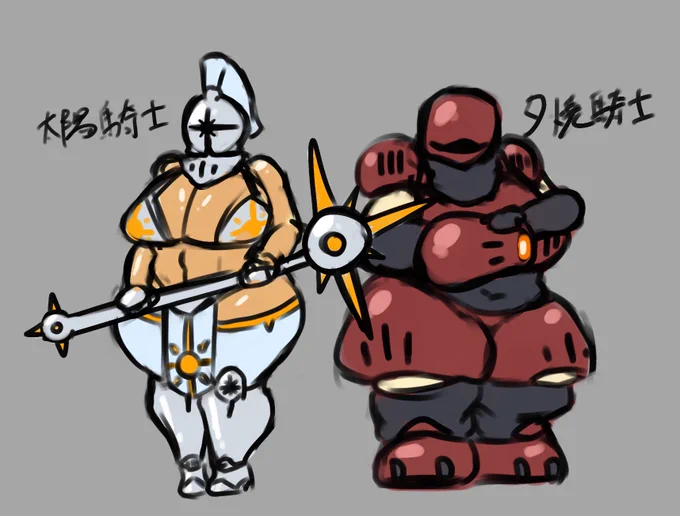 お騎士様の戦い方じゃない… 