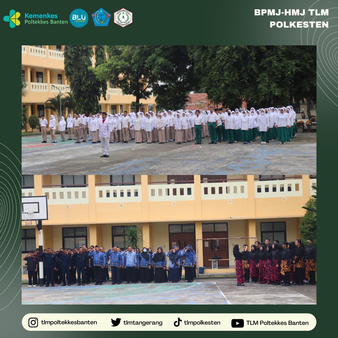 tlmtangerang's tweet photo. 📌 Telah terlaksana Upacara dalam rangka memperingati Hari Lahir Pancasila. Yang dilaksanakan pada:
📆: Sabtu, 1 Juni 2024
⏰: 07.00 WIB - Selesai
📍: Poltekkes Kemenkes Banten Kampus Tangerang &amp; Serang

#PoltekkesBanten
#BPMJ_HMJTLM
#HariLahirPancasila2024 https://t.co/MF0jxxoahK