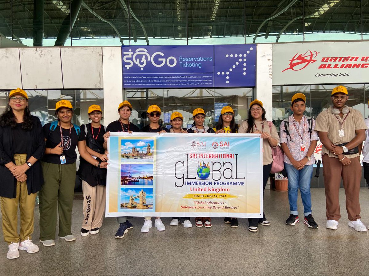 SAI_Edu_In's tweet image. GIP 2024 to the UK began with great enthusiasm as the students breathed in the enchanting air of England. Upon landing at Heathrow Airport, their adventure commenced with a touch of India. 
#GIP2024 #GIPUK #CollaborativeProject #LearningBeyondBorders #IndepthLearning