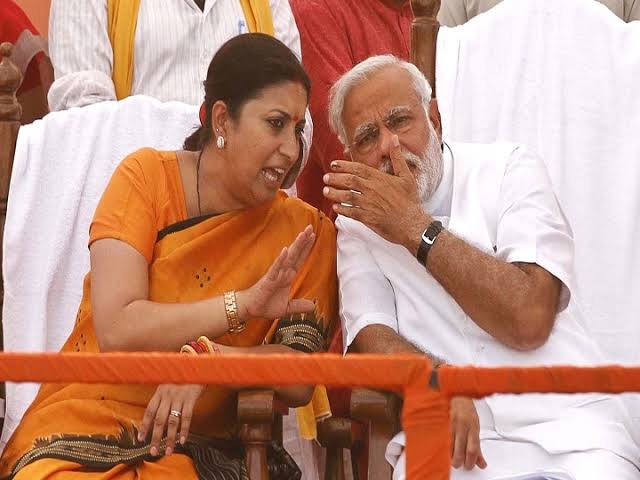 <a href="/dhruv_rathee/">Dhruv Rathee</a> Congratulations madam Smritiirani Ji. You have got defeated by a common worker of congress. While <a href="/KanganaTeam/">Kangana Ranaut</a> has won. Means today Kangana has destroyed your career. Tata! Bye! Bye!