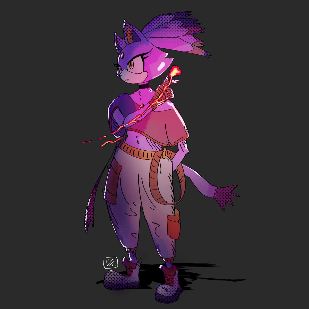 Don’t say I didn’t do nothing for the blaze the cat community. Happy pride month