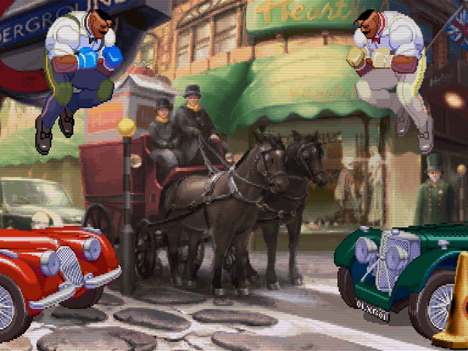 Razif_online's tweet image. ダッドリー、3rdだと試合開始時に車に乗って登場するんだけど、同キャラだと車種が変わるのほんと好き。